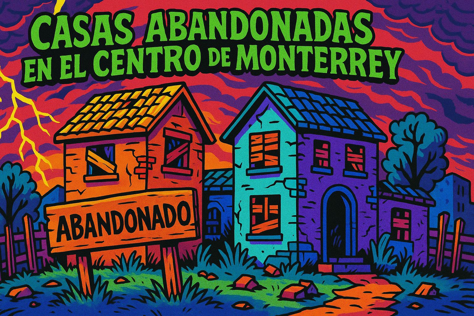 Casas abandonadas en el Centro de Monterrey: un problema que crece