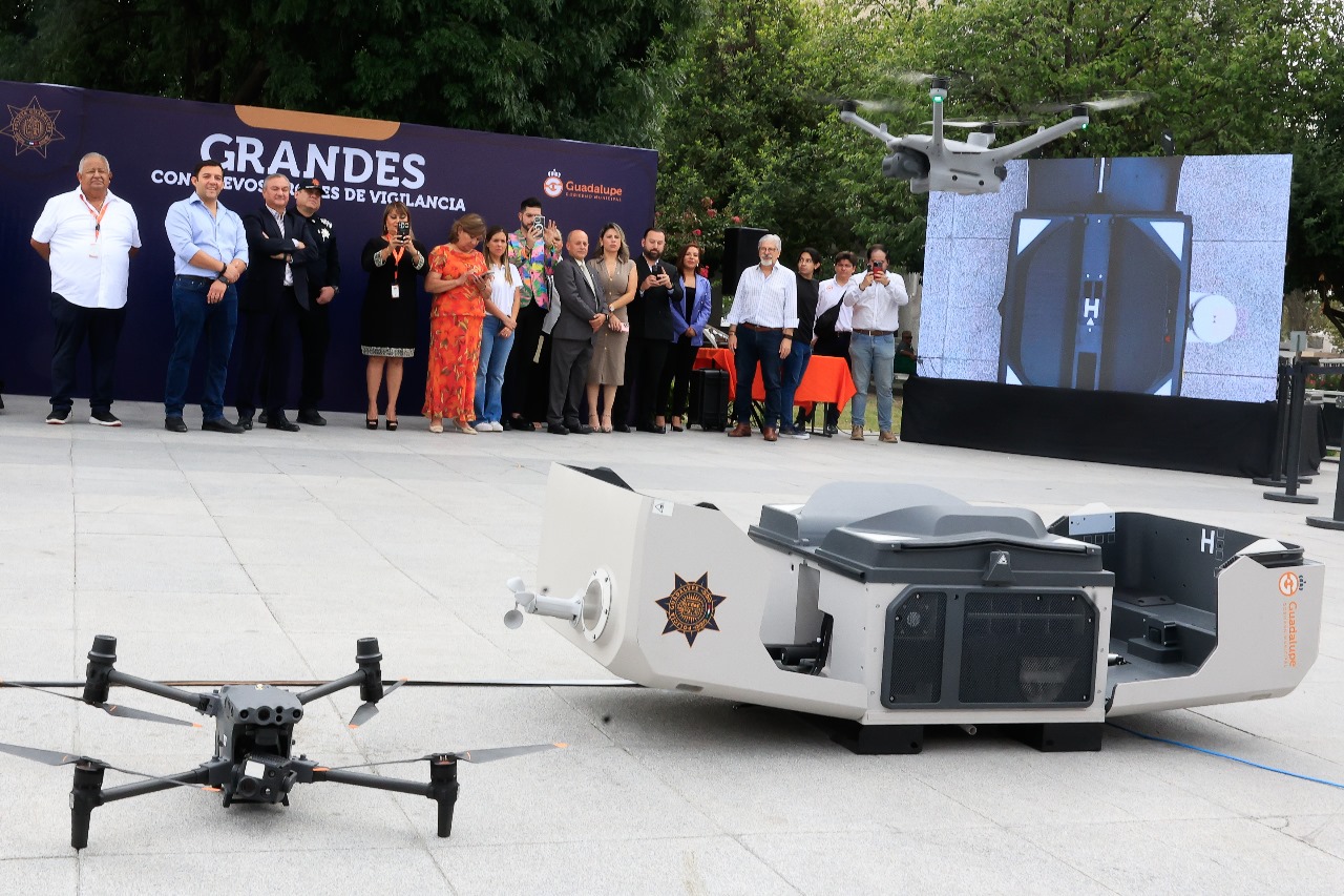 Refuerza Guadalupe seguridad con drones “invisibles”