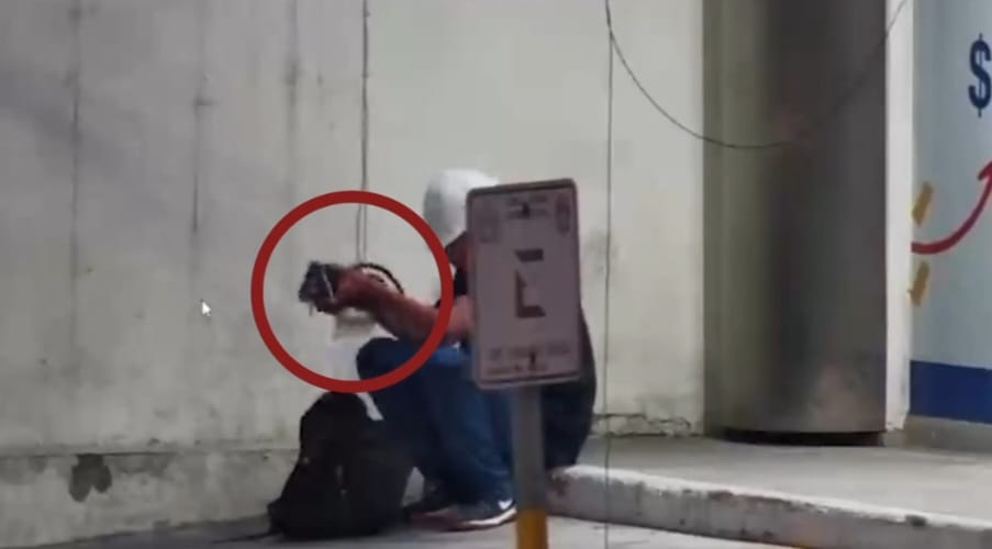 Capturan a hombre por robo de cableado en negocio de Monterrey; fue detectado por cámaras del C4