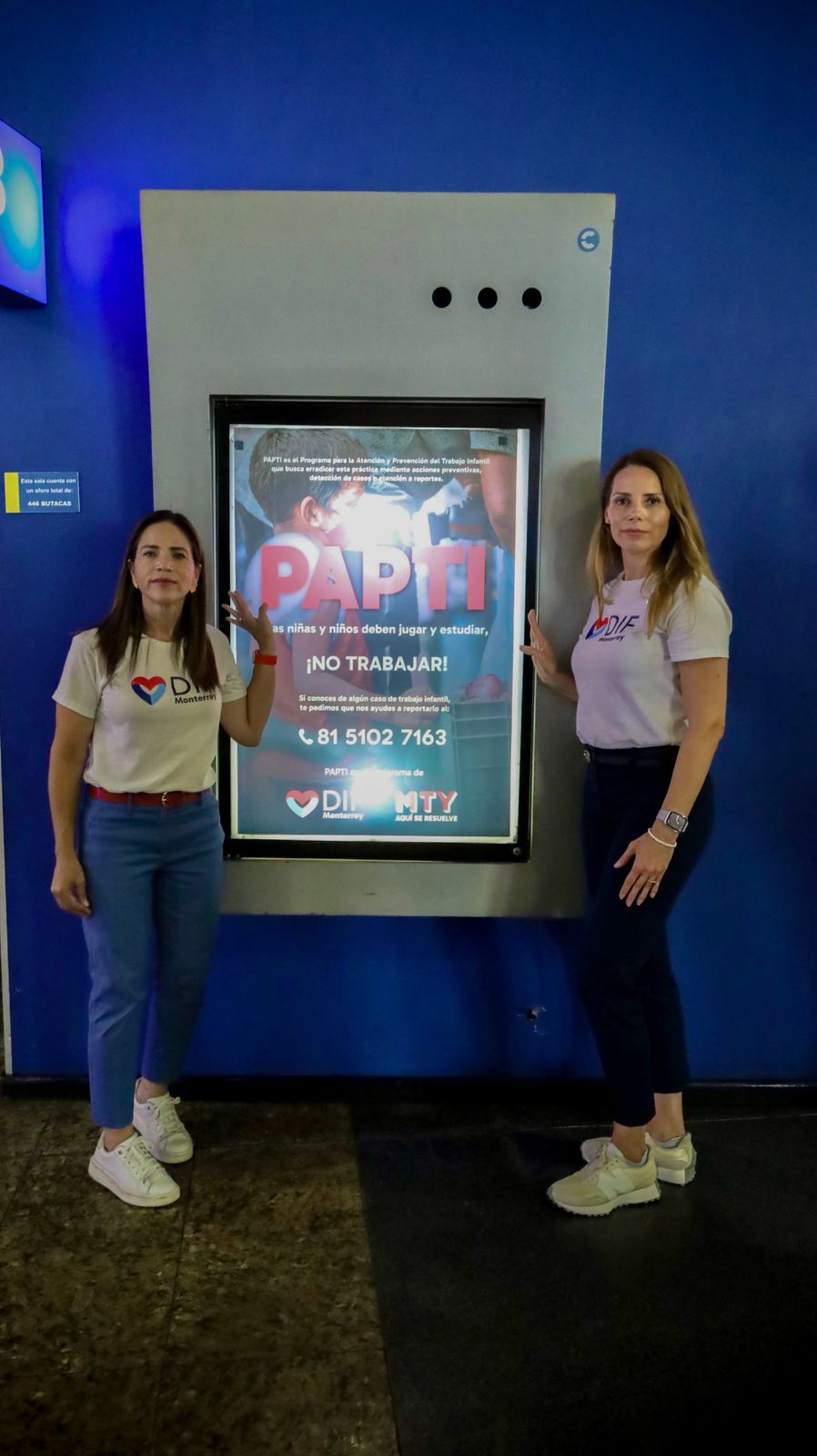 Refuerza DIF Monterrey acciones contra el trabajo infantil con campaña en cines