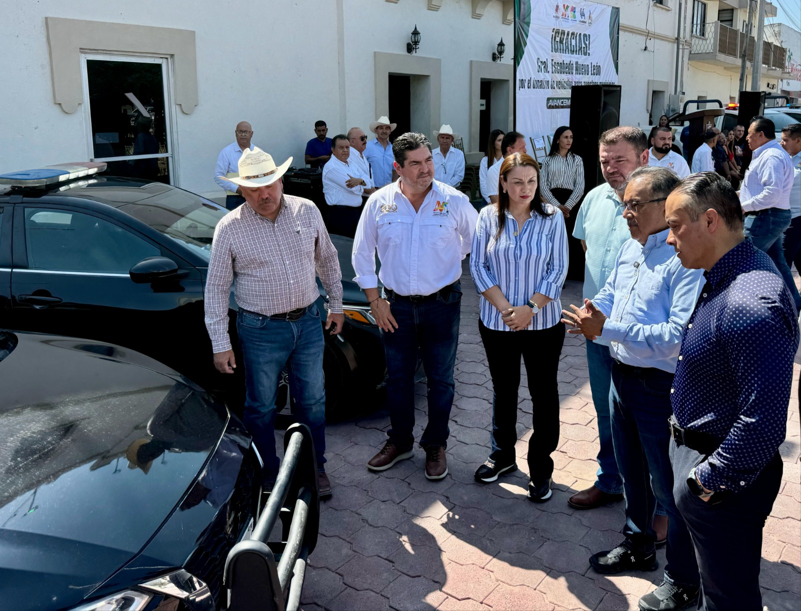 Impulsa Escobedo seguridad compartida; respalda con patrullas a municipios rurales