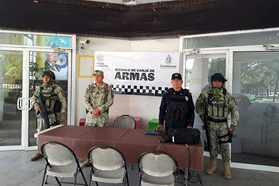 Guadalupe logra cifra récord en canje de armas