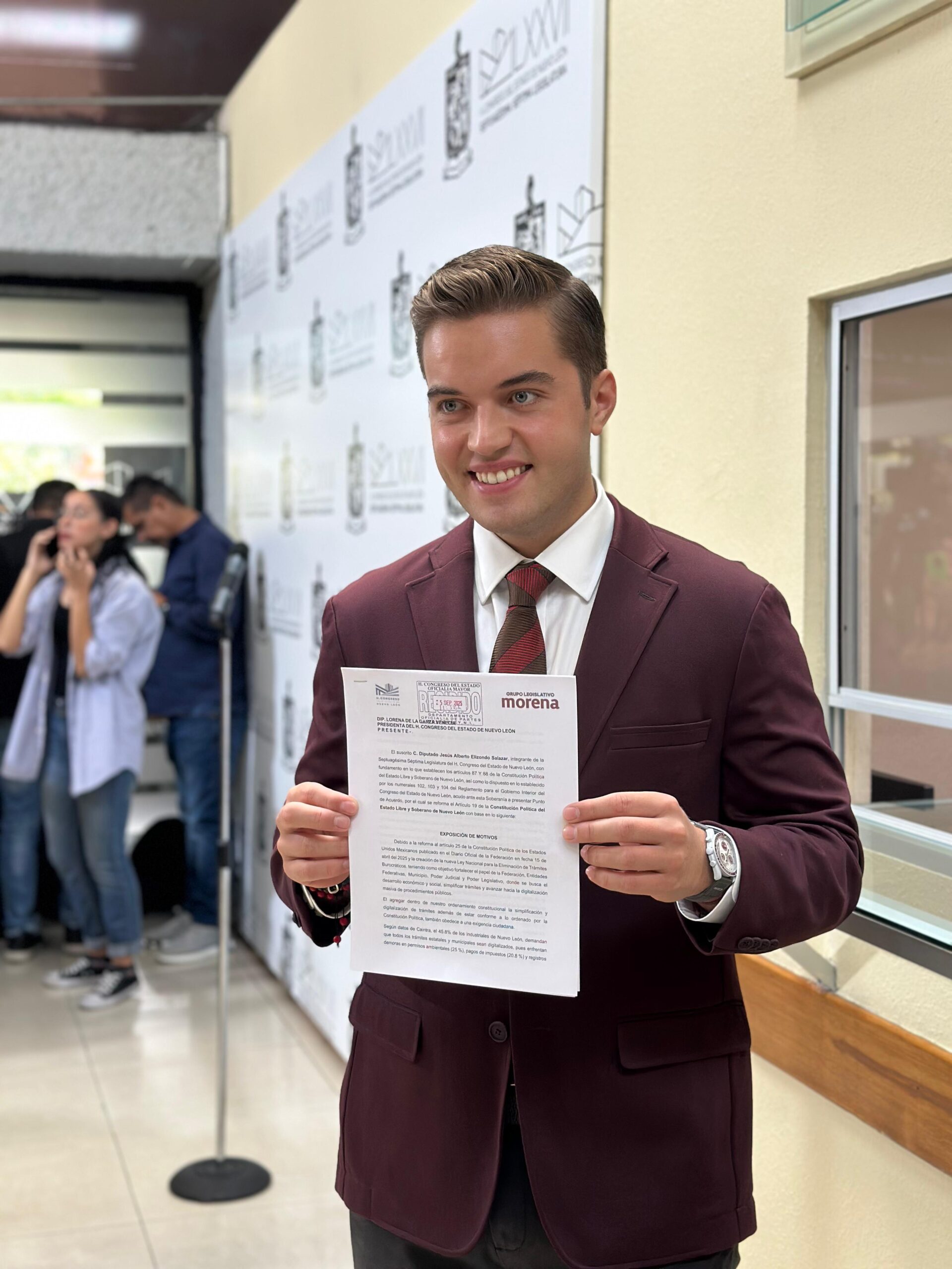 Presenta Jesús Elizondo Salazar homologación de Ley Nacional para Eliminar Trámites Burocráticos y Corrupción