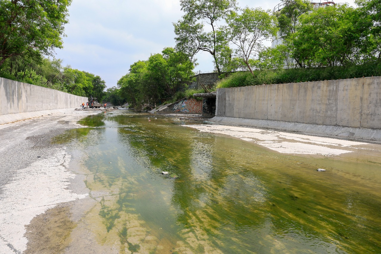 Anuncian segunda etapa de mantenimiento al Arroyo Las Tinajas