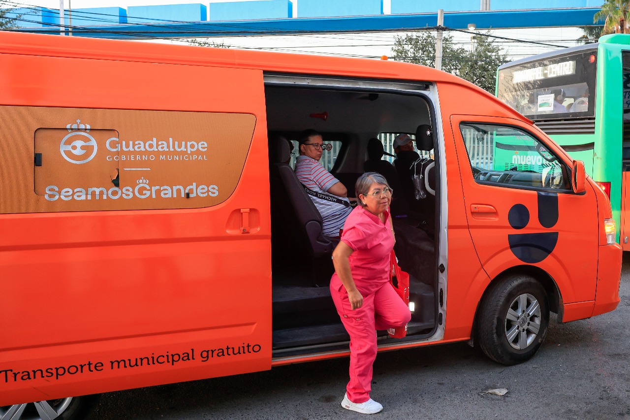Agilizan movilidad de usuarios con ruta de la salud en Guadalupe