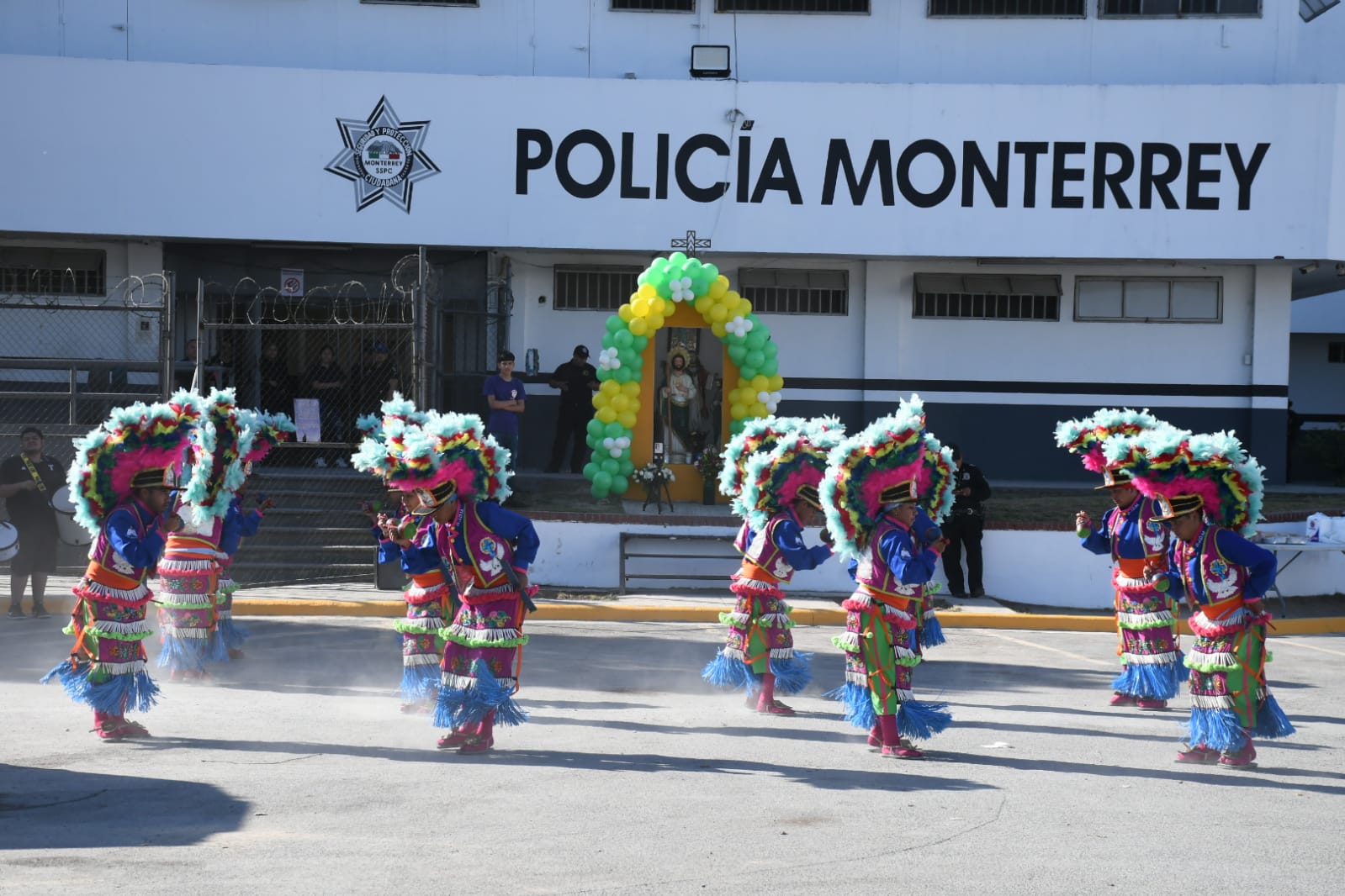 Conmemoran a San Judas Tadeo policías y tránsitos de Monterrey
